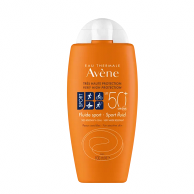 Avène Protetor Solar Corpo e Rosto Fluido SPF 50+ Pele Sensível Sport 100 ml