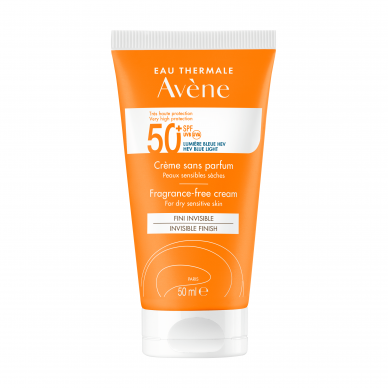 Avène Protetor Solar Rosto Creme Sem Perfume SFP 50+ Pele Seca e Sensível 50ml