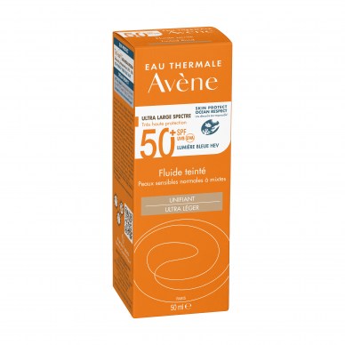 Avène Protetor Solar Rosto Fluído com Cor SPF 50+ Pele Normal e Mista 50ml