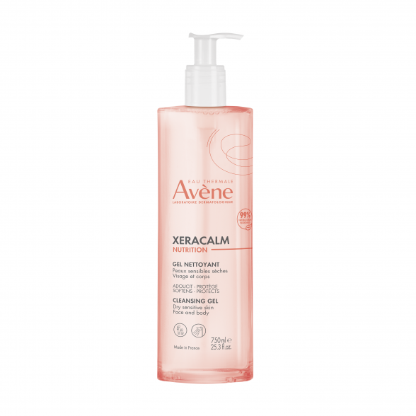 Avène Gel de Limpeza Corpo Pele Seca XeraCalm Nutrition 750ml