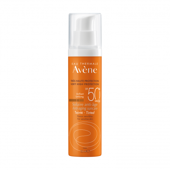 Avène Protetor Solar Cuidado Anti-Idade Com Cor SPF 50+ Pele com Rugas 50ml