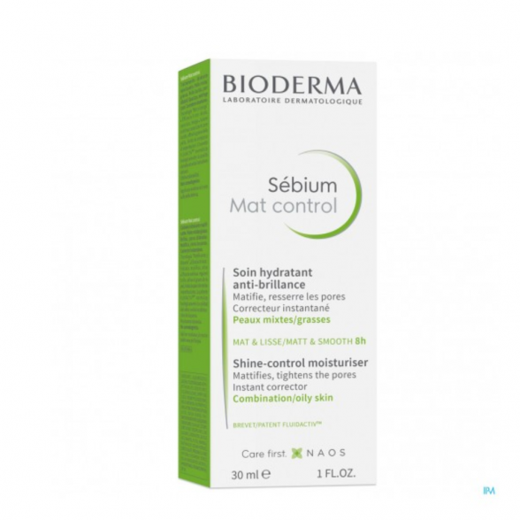 Bioderma Sébium Mat Control Fluid 30ml 1