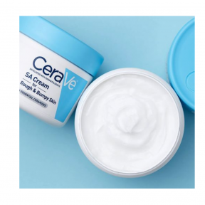 CeraVe SA Creme Alisador Antirrugosidades Pele Sensível Seca, Áspera e Irregular 340g