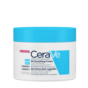 CeraVe SA Creme Alisador Antirrugosidades Pele Sensível Seca, Áspera e Irregular 340g