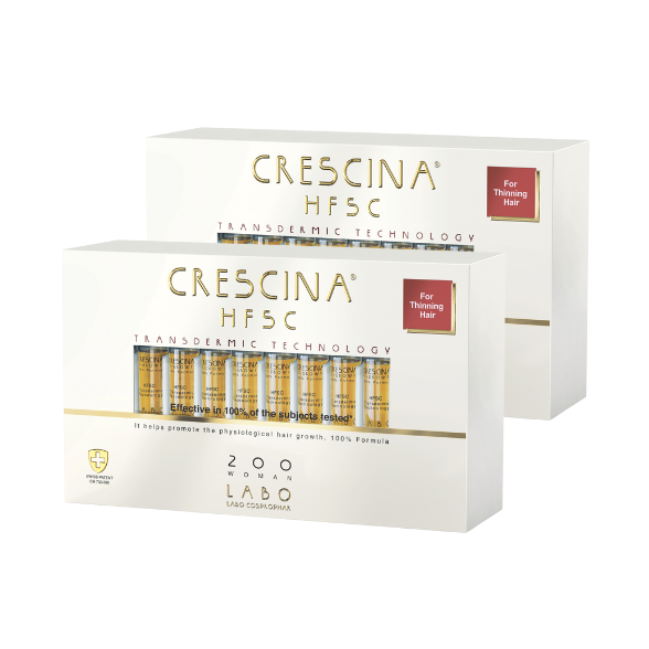 Crescina Transdermic HFSC Re-Growth 200 para Mulher 20 ampolas (2 unidades)