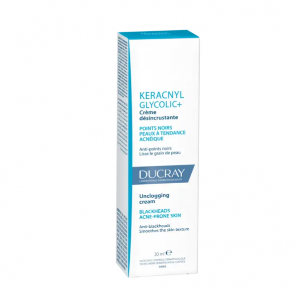 Ducray Keracnyl Glycolic+ Unclogging Cream 30ml 1