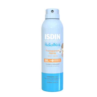 Isdin Fotoprotector Transparent Spray Wet Skin Pediatrics SPF50 250ml