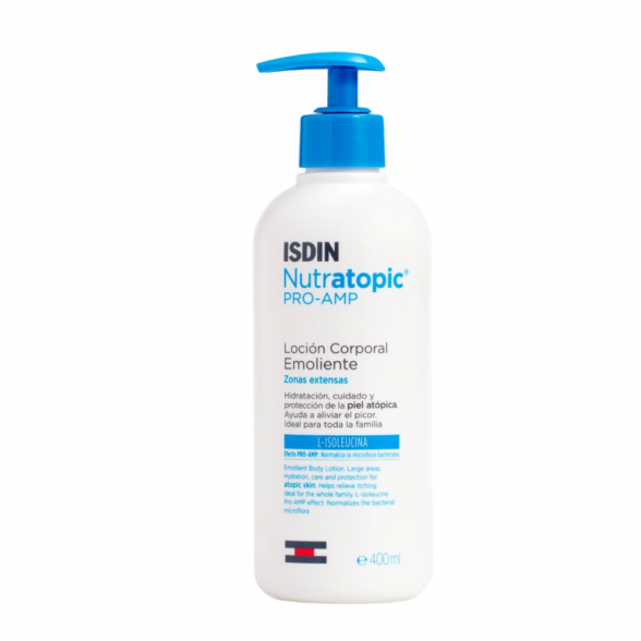 ISDIN Nutratopic Emollient lotion Atopic skin 400ml