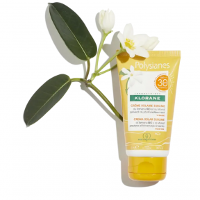 Klorane Creme Protetor Solar Rosto SPF 30 Tamanu BIO e Monoï 50ml