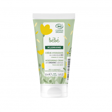 Klorane Bebé Creme Hidratante Pele Normal com Calêndula Bio 50ml