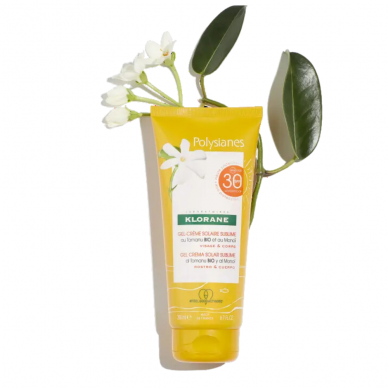 Klorane Polysianes Sublime Sun Care Gel-Cream SPF30 with Organic Tamanu and Monoï 200ml