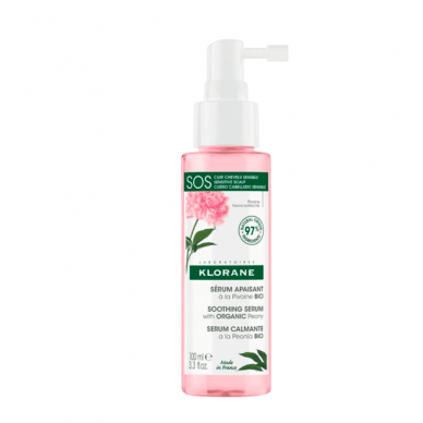 Klorane Soothing Serum S.O.S with Organic Peony for Sensitive Hair 100ml