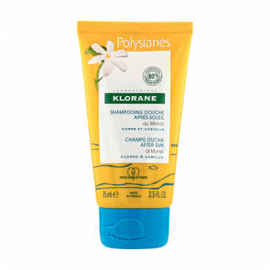 Klorane Tamanu BIO e Monoï Champô Duche Pós Solar corpo e cabelo 75ml