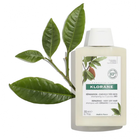 Klorane Repairing Shampoo with Organic Cupuacu for Very Dry Hair 200ml 1
