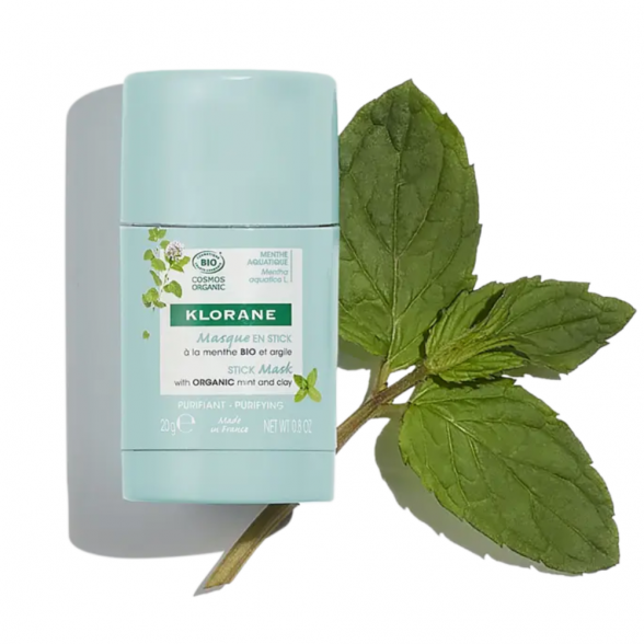 Klorane Stick Mask with Organic Mint and Clay  for Mixed to Oily Skin 25g 1