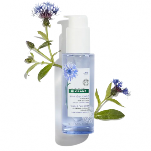 Klorane Wake-up Call Serum with Organic Cyan Flower and Hyaluronic Acid 50ml 1