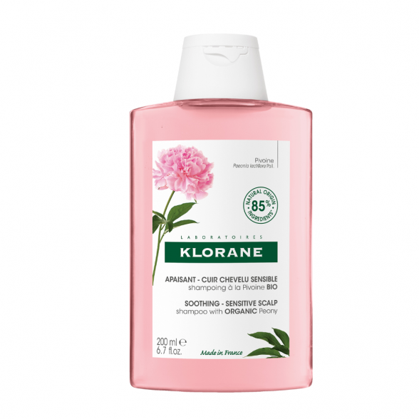 Klorane Soothing Shampoo with Organic Peony for Sensitive Hair 200ml