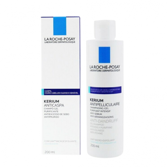 La Roche-Posay Kerium Gel-Shampoo Anti-Dandruff 200ml 1