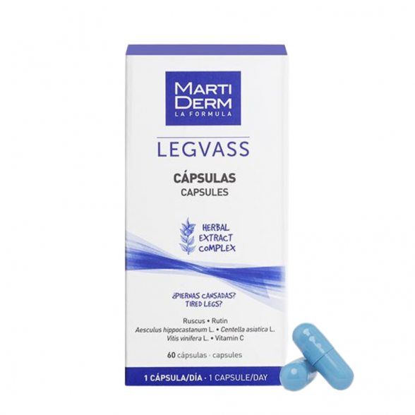 Martiderm Legvass 60 Cápsulas