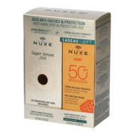 Nuxe Super Sérum [10] Cuidado Antienvelhecimento 30ml+Melting Sun Creme Rosto 50mL