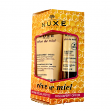 Nuxe Reve De Miel Duo Creme Reparador para Mãos e Unhas 30 ml + Stick Labial Hidratante 4gr