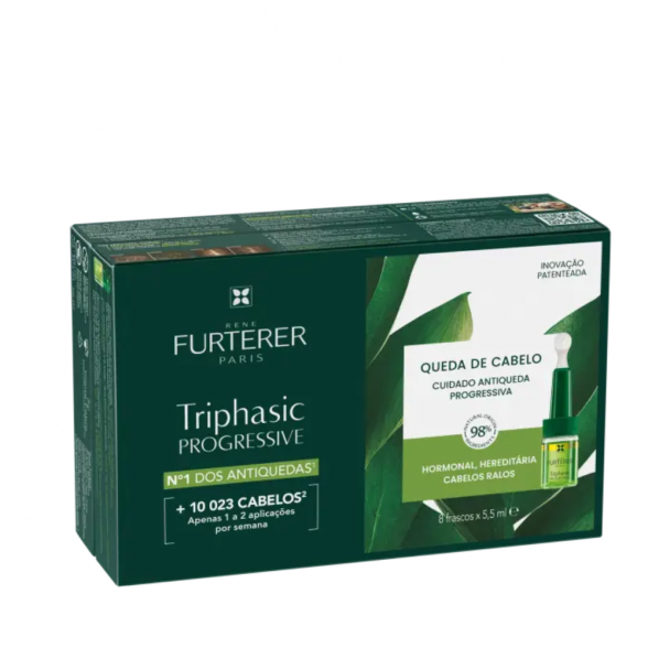 René Furterer Triphasic Progressive Cuidado Antiqueda Progressiva 8x5,5ml