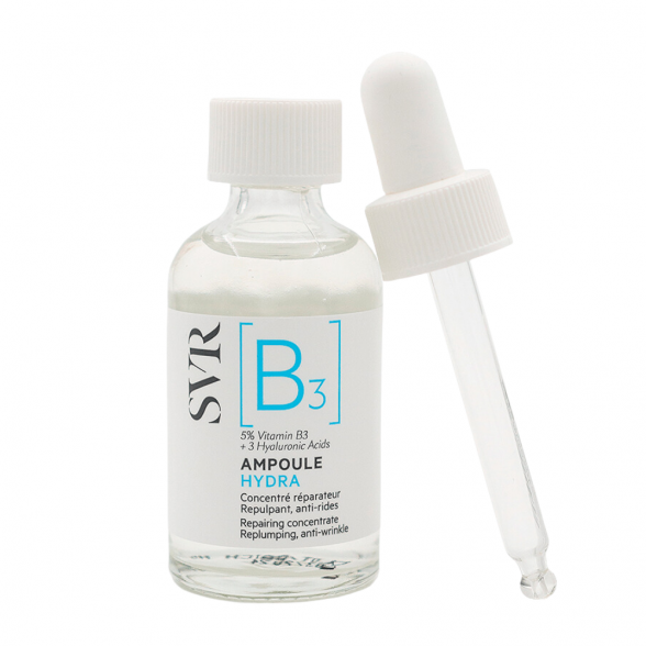 SVR [B3] Ampoule Hydra Repairing Concentrate Plumping 30ml 1