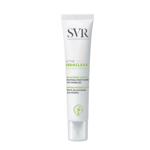 SVR Sebiaclear Active Teinté Intensive Care Unifying Pimples, Blackheads, Anti-marks 40ml